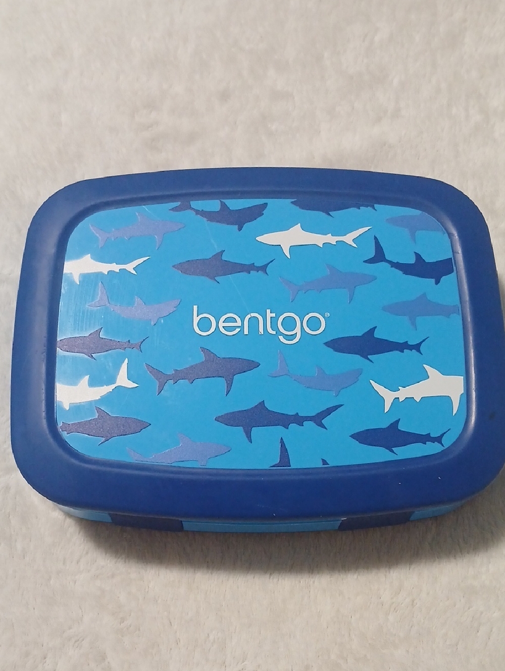 Bentgo Blue Shark Print Bento Lunch Box